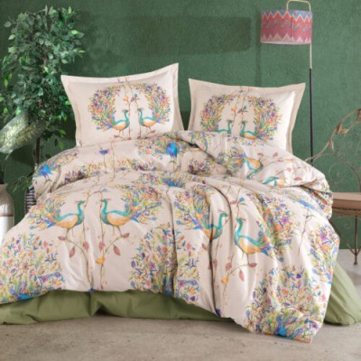 Lenjerie de pat ranforce clasy king size (azura)
